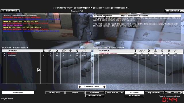 #SWAT4 - «|PGÖ|»|R!^Nervus & |G3|Popek vs «|SoH|»eLectron & uS|Silent - [29/06/17] смотреть онлайн