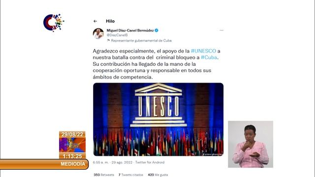 Destacan aniversario 75 del ingreso de Cuba a la UNESCO смотреть онлайн