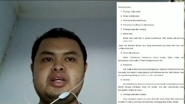 PEMBUATAN NITROSIKLOHEKSANA DARI SIKLOHEKSANA DAN ASAM NITRAT смотреть онлайн