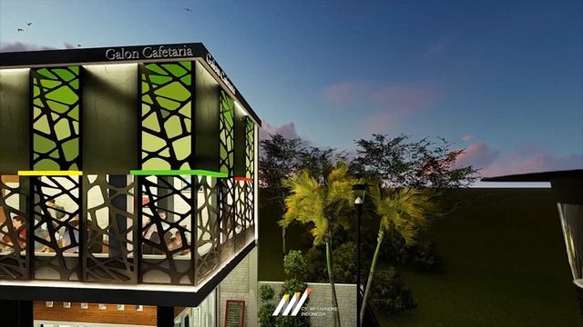 DESAIN CAFE "JUNGLE OF LAMP" смотреть онлайн