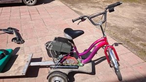 трайк из гироскутера лёгкий дешевыйвариант