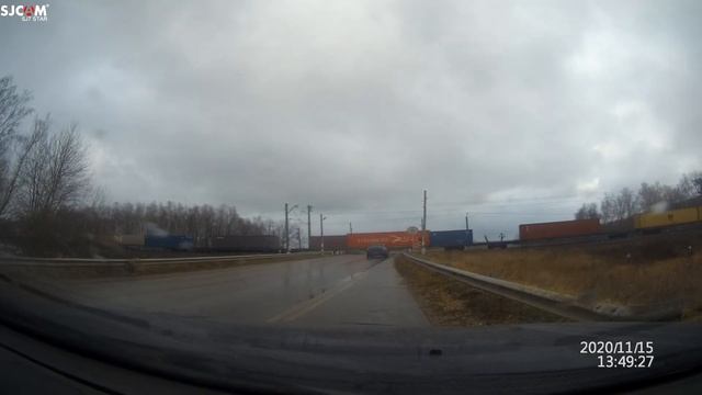 ВЛ10У-??? с контейнерным поездом. Пл. 309 км смотреть онлайн