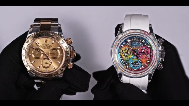 Rolex Modification Creates Personality | Original Daytona V.S. AET REMOULD Modded Timepiece смотреть онлайн