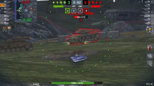 Т 49 мелкий фугасный монстр, просто невозможно , что он творит, world of tanks blitz смотреть онлайн