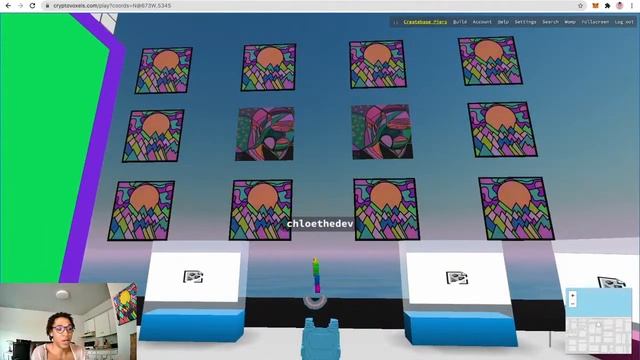 Chloethedev Unfiltered - Createbase in Cryptovoxels! (First day building) смотреть онлайн