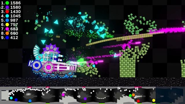 The Rampaging Tank - In Algodoo