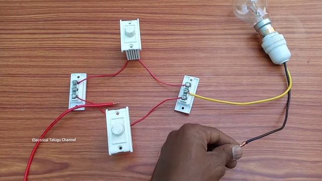2 two way switch 2 Fan dimmer(regulater) connection Telugu смотреть онлайн
