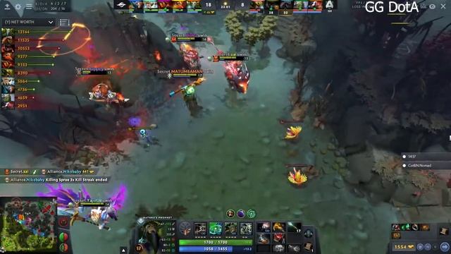 Dota 2 Team Secret VS Team Liquid Game 1 Highlights OGA Dota Pit Pro Players Gameplay GG DotA смотреть онлайн