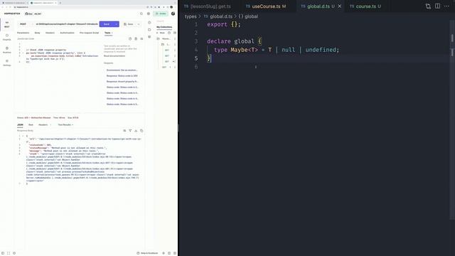 047 - Mastering Nuxt - 5-3 Fully Typing Our Endpoint - HD смотреть онлайн