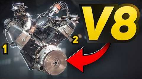 Самодельный V8 из ДВУХ жиговских моторов - ПЕРВЫЙ ЗАПУСК!