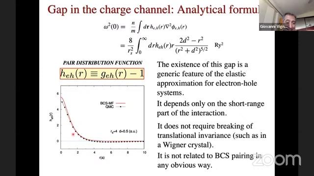 G. Vignale: "Quantum continuum mechanics and quantum incompressibility of electron-hole bilayers" смотреть онлайн