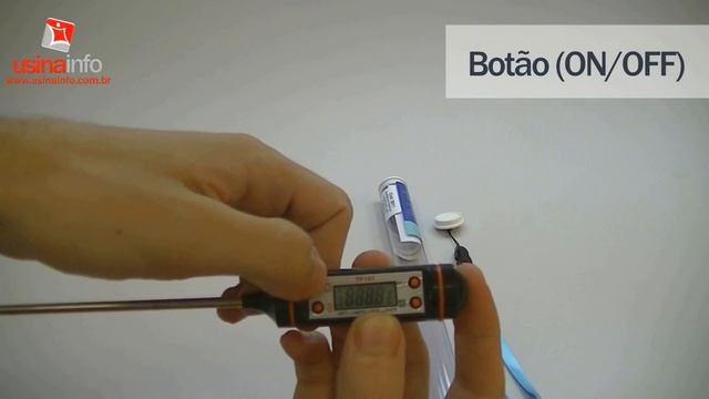 Termômetro digital - Demonstração do termômetro digital tipo espeto para diversas medições - TP101 смотреть онлайн