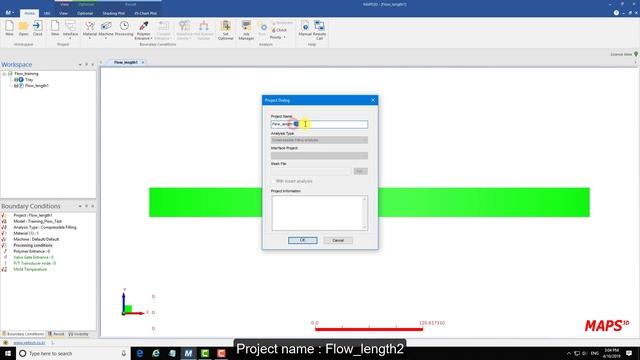 [MAPS-3D] Filling Analysis - Pressure according to polymer entrance смотреть онлайн