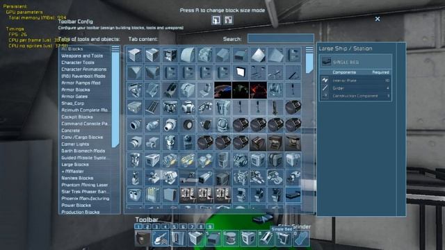 Space Engineers S Основа Серия 34 Продолжение стройки меняем зад с передом смотреть онлайн