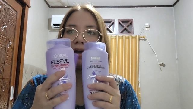 Tips Rambut Anti Lepek, Hair Care L'Oreal Paris Elseve Hyaluron Moisture Hair Set.