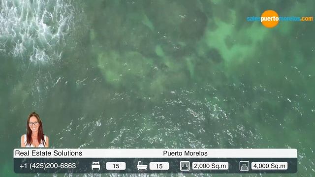 Beach Villa for Sale in Mexico- Areal Video смотреть онлайн