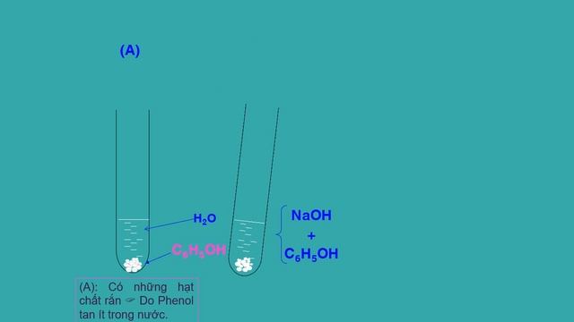 Mô phỏng Phenol tác dụng với dung dịch NaOH смотреть онлайн