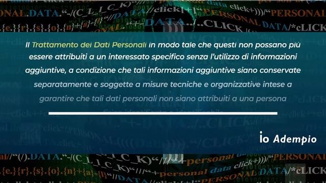 Cos’è la Pseudonimizzazione? смотреть онлайн
