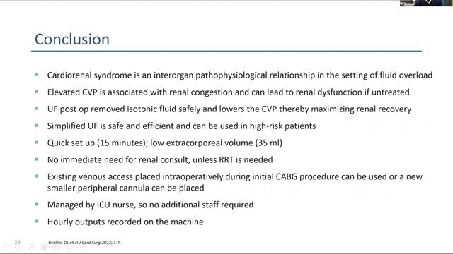 WEBINAR: Multidisciplinary Approach to Fluid Overload Management in Complex Cardiac Surgery Patient смотреть онлайн