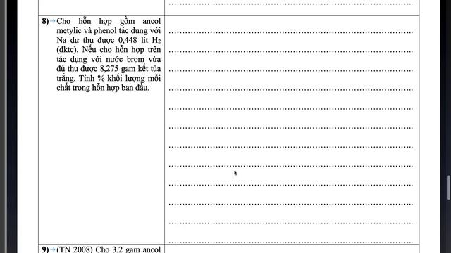 HOÁ 11 - PHENOL - 8/4/22 смотреть онлайн