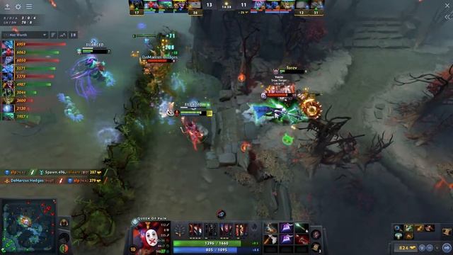 Ana mid game Queen of Pain | Minute 10 to 20 смотреть онлайн