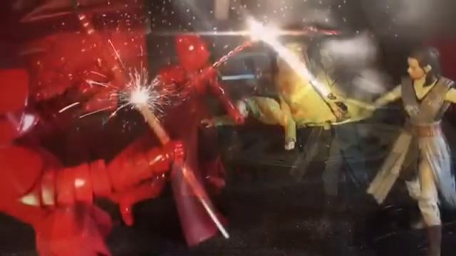 THE LAST JEDI THRONE ROOM DIORAMA смотреть онлайн
