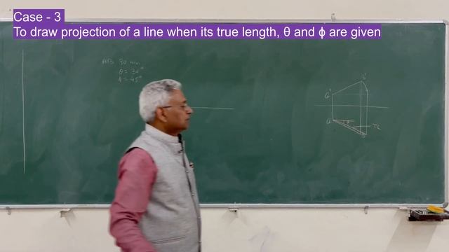 Projection of Lines when True Length and true inclinations are known. Different cases of lines смотреть онлайн