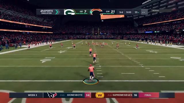 Madden 21 Online Franchise- More key league 21- week 3- Green Bay Packers vs Chicago Bears смотреть онлайн