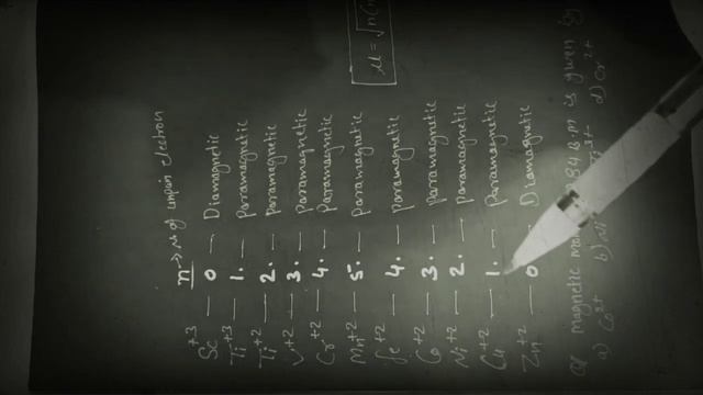 Maganetic moment question/para&Diamagnetic/electron/tricks/coordination compounds/chemistry/class 1 смотреть онлайн