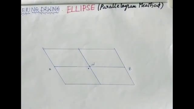 How to draw ELLIPSE with parallelogram Method смотреть онлайн