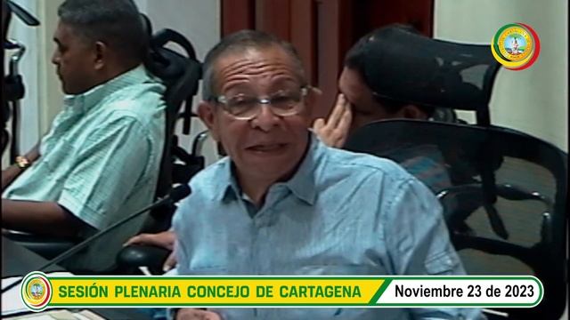 Sesión Plenaria Concejo Distrital de CTG - Noviembre 23 de 2023 смотреть онлайн