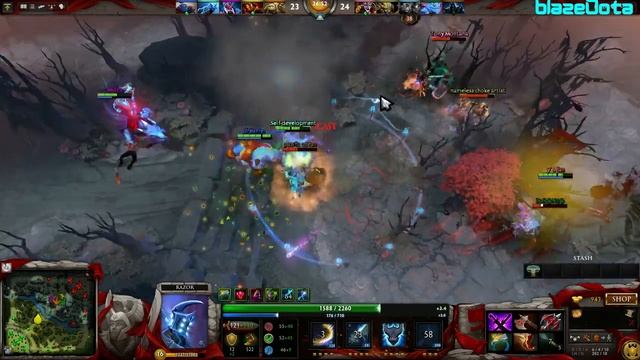 DC.Resolut1on - plays Razor with Desolator and Assault Cuirass 8000 MMR - Dota 2 Ranked Matchmaking смотреть онлайн