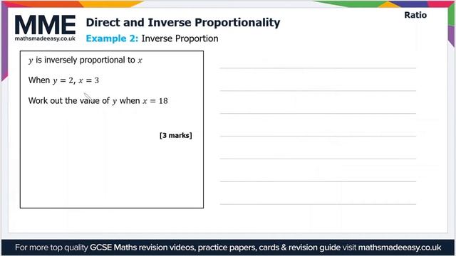 Ratio and Proportion - Direct and Inverse Proportion Higher Examples смотреть онлайн