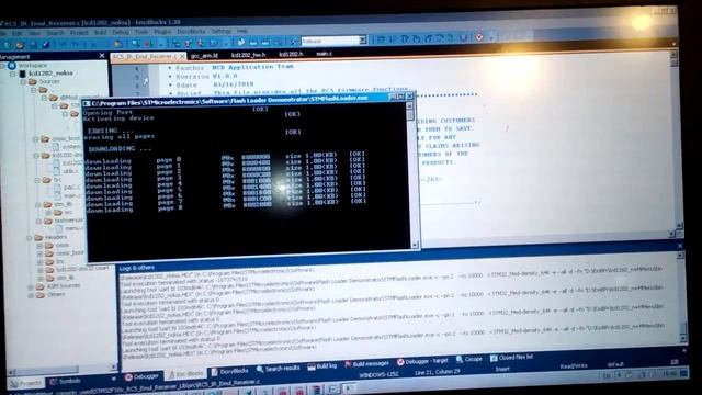 Прошиваем stm32f103 из IDE Em::Blocks смотреть онлайн
