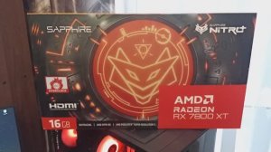 ➡️✅Sapphire AMD Radeon RX 7800 XT 16gb 256bit NITRO+ Обзор и Тесты 1440p RTX ON