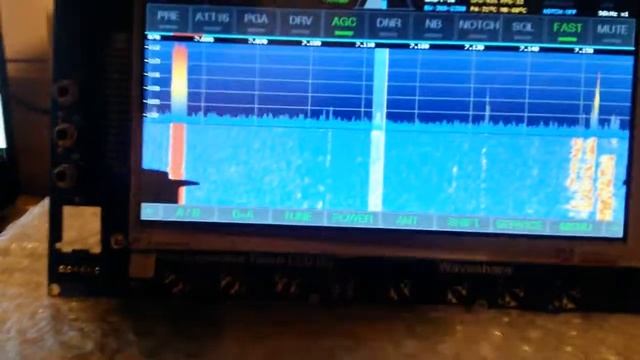 Трансивер Волк (UA3REO) приём в SSB, включение DRV смотреть онлайн