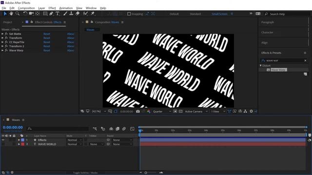 Kinetic Wave Typography In After Effects | Tutorial #7