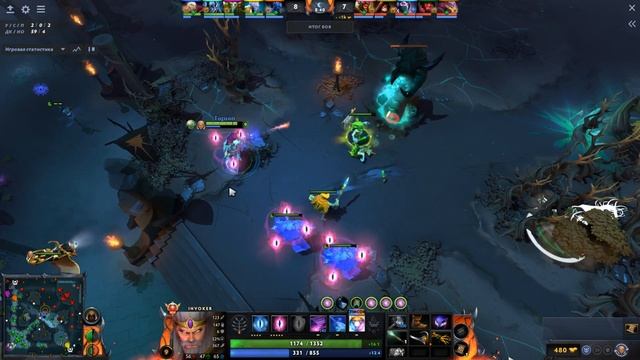 TOPSON ПОКАЗЫВАЕТ СИЛУ МЕТЕОР ХАМЕРА НА ИНВОКЕРЕ НА 10К ММР! Dota 2 Invoker
