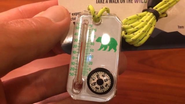 Sun Company Wildlife Zip-o-gage (Green Bear) - Outdoor Thermometer + Compass with UV Exposure Decal смотреть онлайн