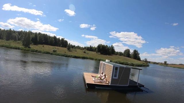 Дом на воде в заливе Волги смотреть онлайн