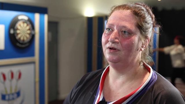 Anca Zijlstra talks after her 4-3 win over Trina Gulliver on the BDO World Trophy oche смотреть онлайн
