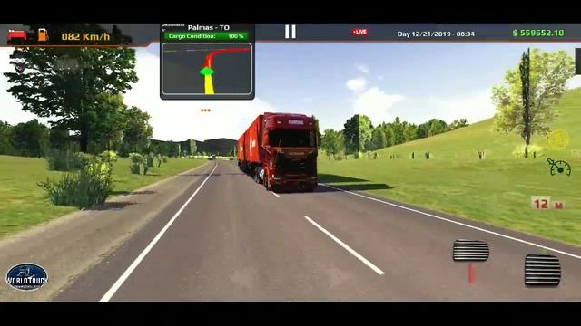 World Truck Driving Simulator (WTDS) GamePlay Video #22. Trip To Palmas-To With Scania S730!