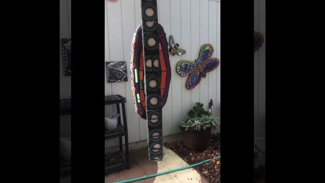 Sculptural Kinetic Mosaic Art #glassmosaic #sculpturalmosaic #polymerclayart смотреть онлайн