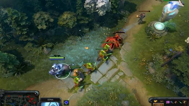 dota2 играем за Luna 1 рапира смотреть онлайн