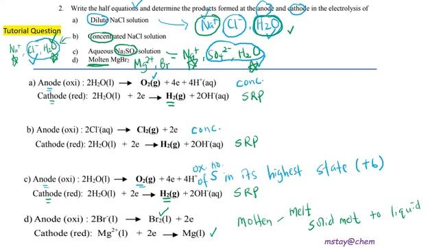 19 Electrolysis Na2SO4 + others + Q2 + Q5 obj смотреть онлайн