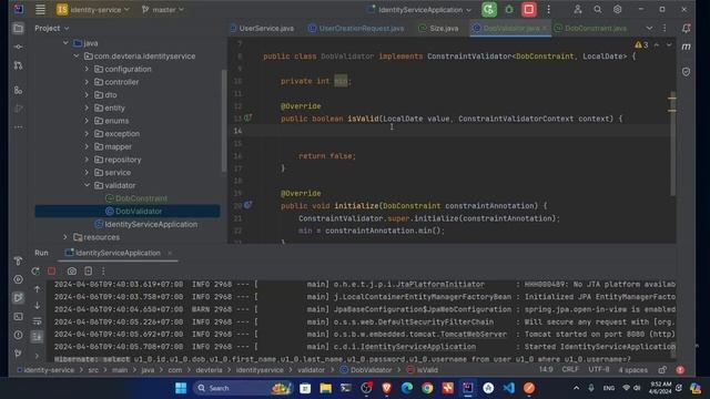 Khóa học Java spring boot 3: #14 Validation bằng custom annotation смотреть онлайн