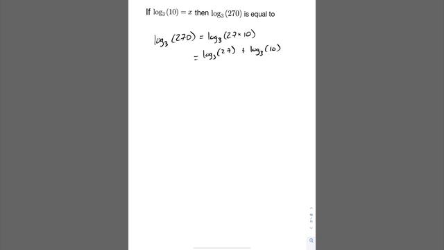 Working with Logarithms - EXAMPLES смотреть онлайн