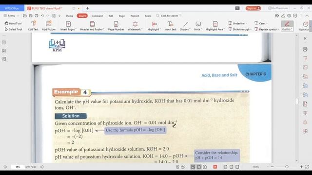 CHEMISTRY KSSM FORM 4 CHAPTER 6 ACID BASE AND SALT 6.2 PH VALUE PART2 смотреть онлайн