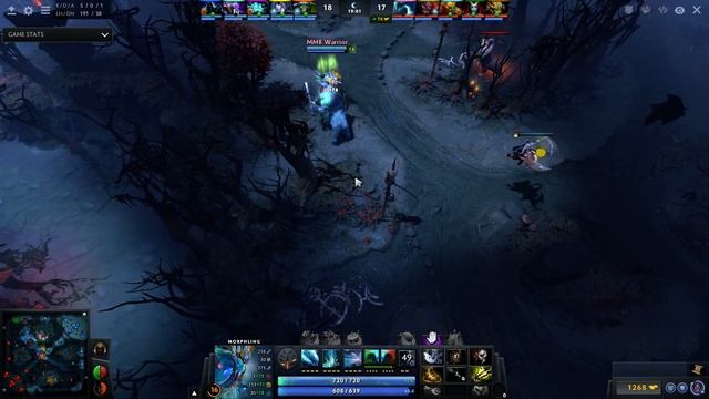 MMR Warrior (Rank 19) plays Morphling Dota 2 Full Game смотреть онлайн