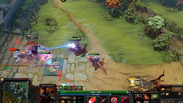 Dota 2 Chaos Knight- Sub 400 MMR Scrub Doter - #17 смотреть онлайн